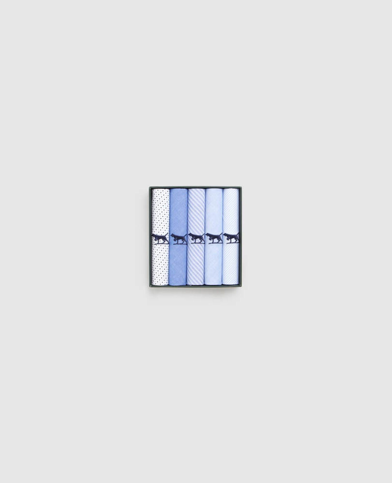 Gunner Handkerchief 5 Pack - Light Blue Multi