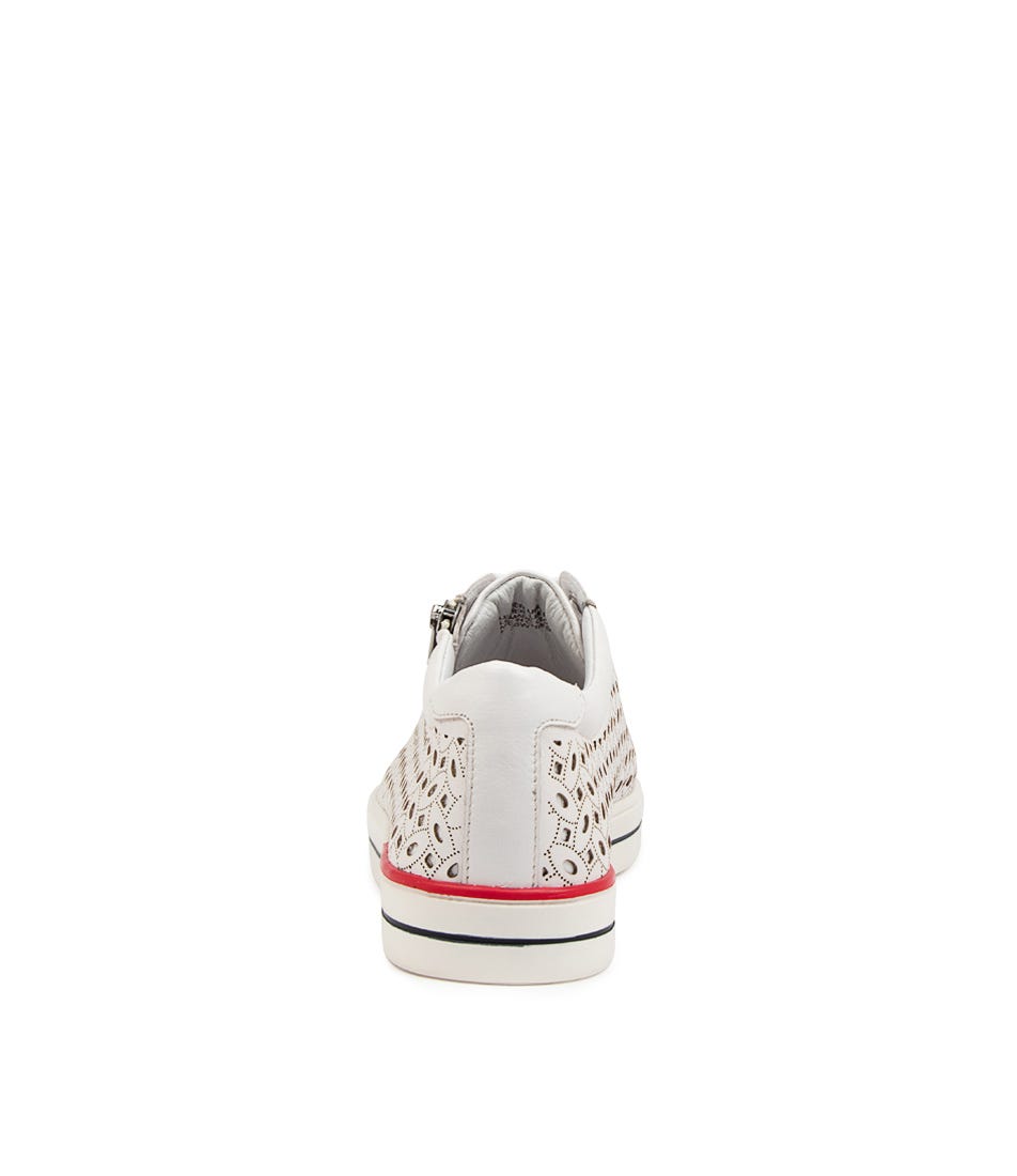 Ayleen W Leather Sneaker - White