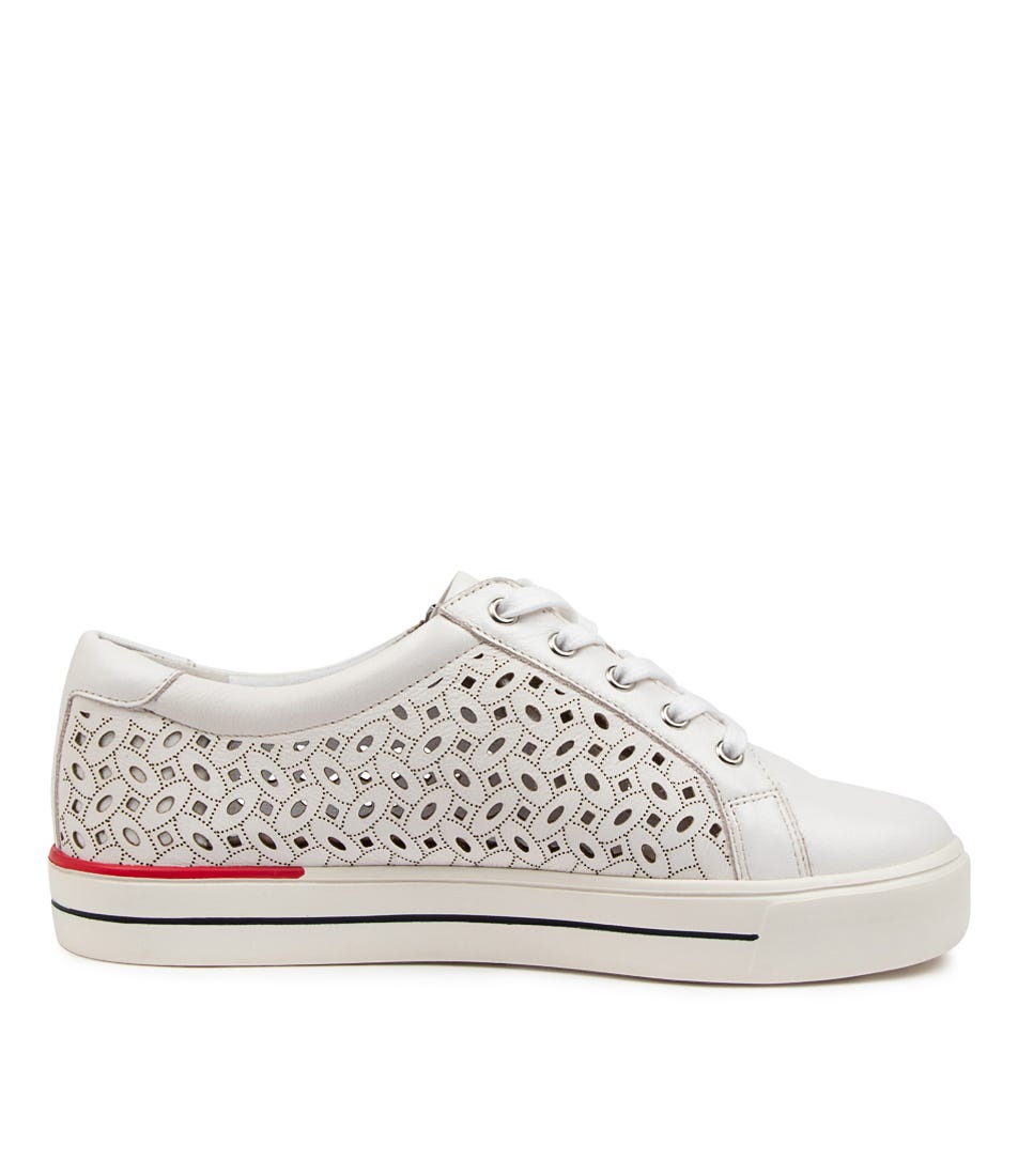Ayleen W Leather Sneaker - White