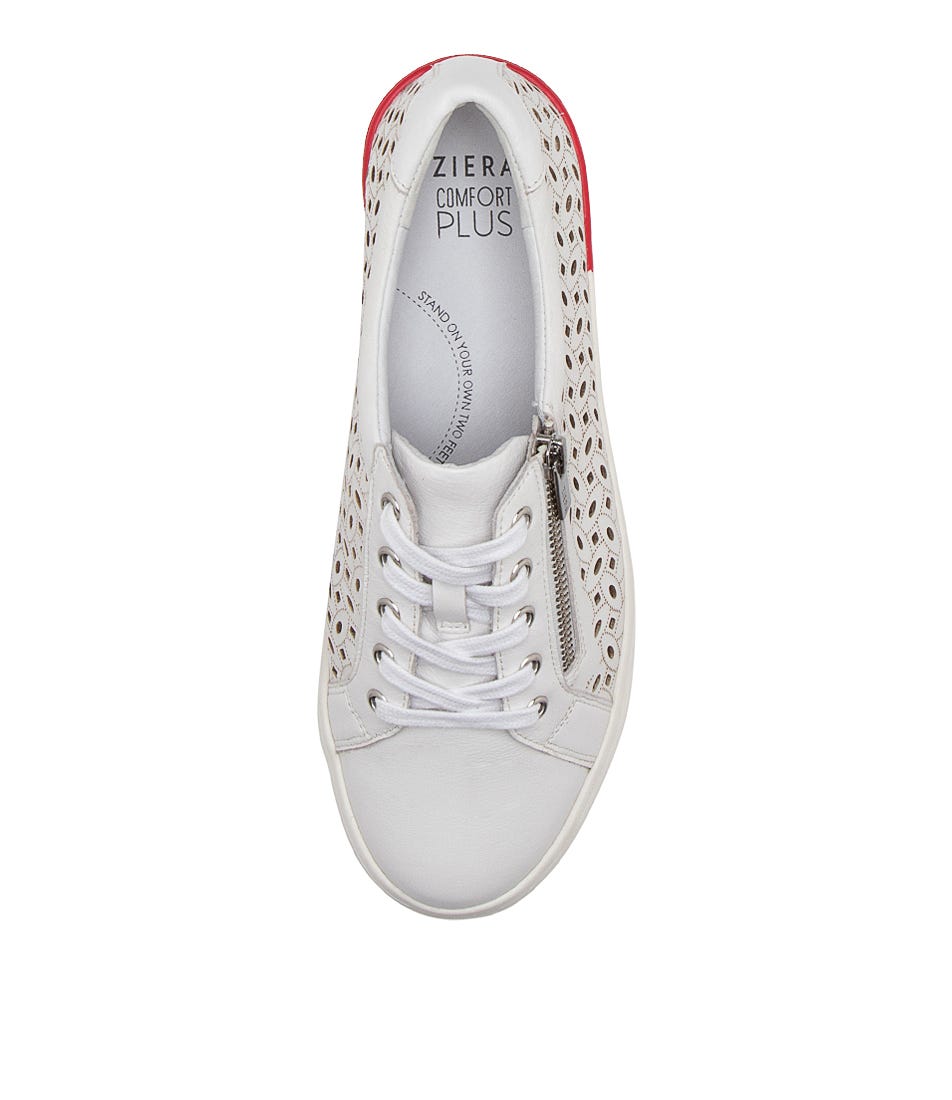 Ayleen W Leather Sneaker - White