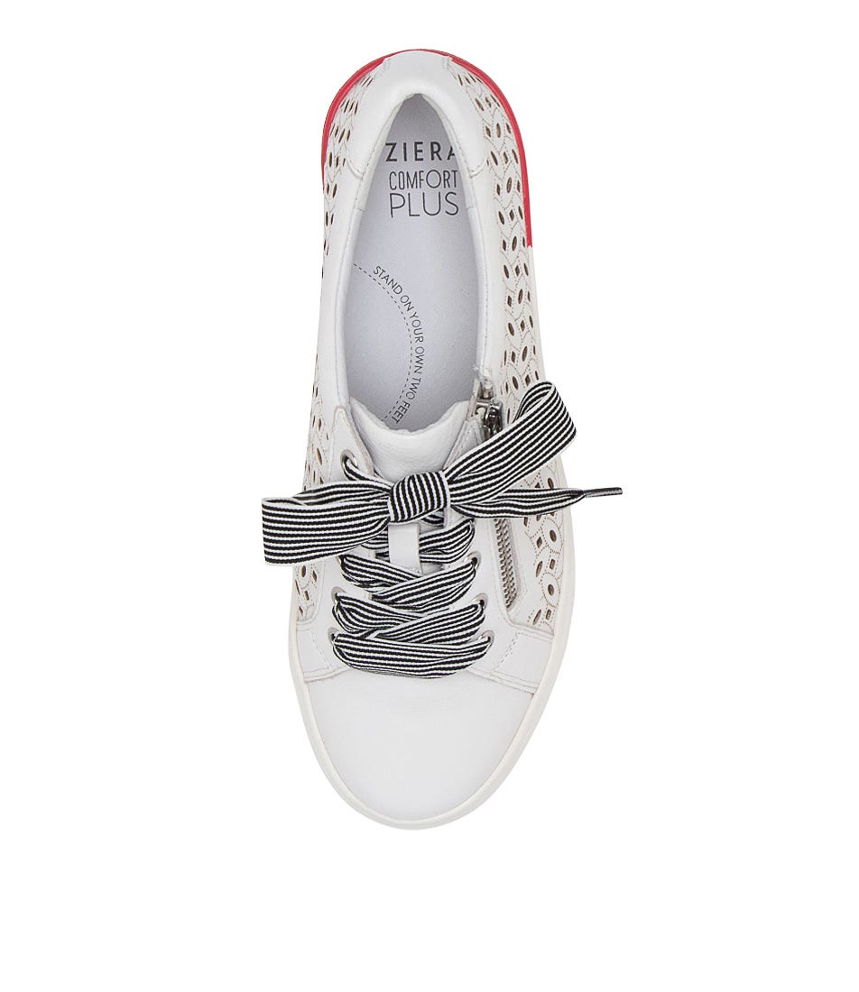 Ayleen W Leather Sneaker - White