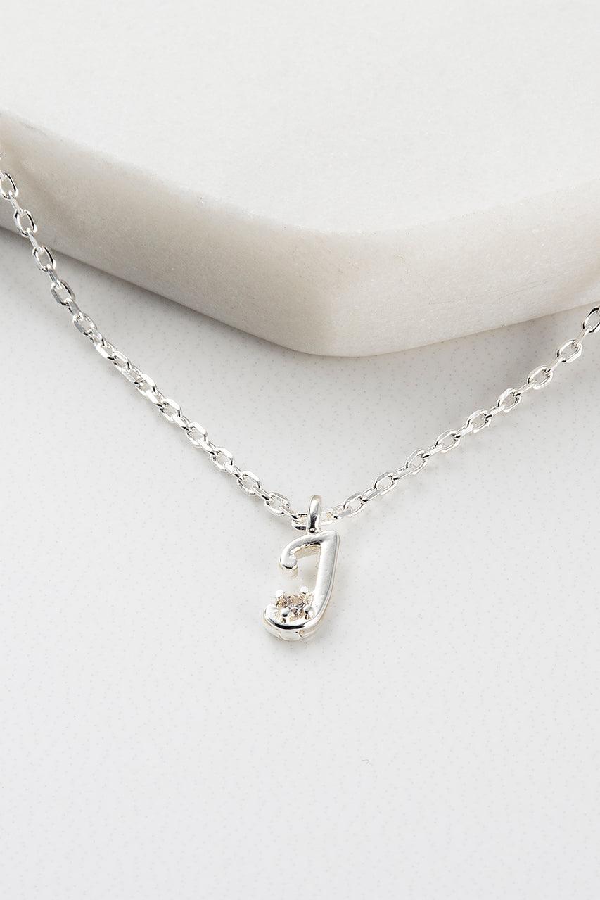 Zafino Initial Necklace - Silver (view 11)