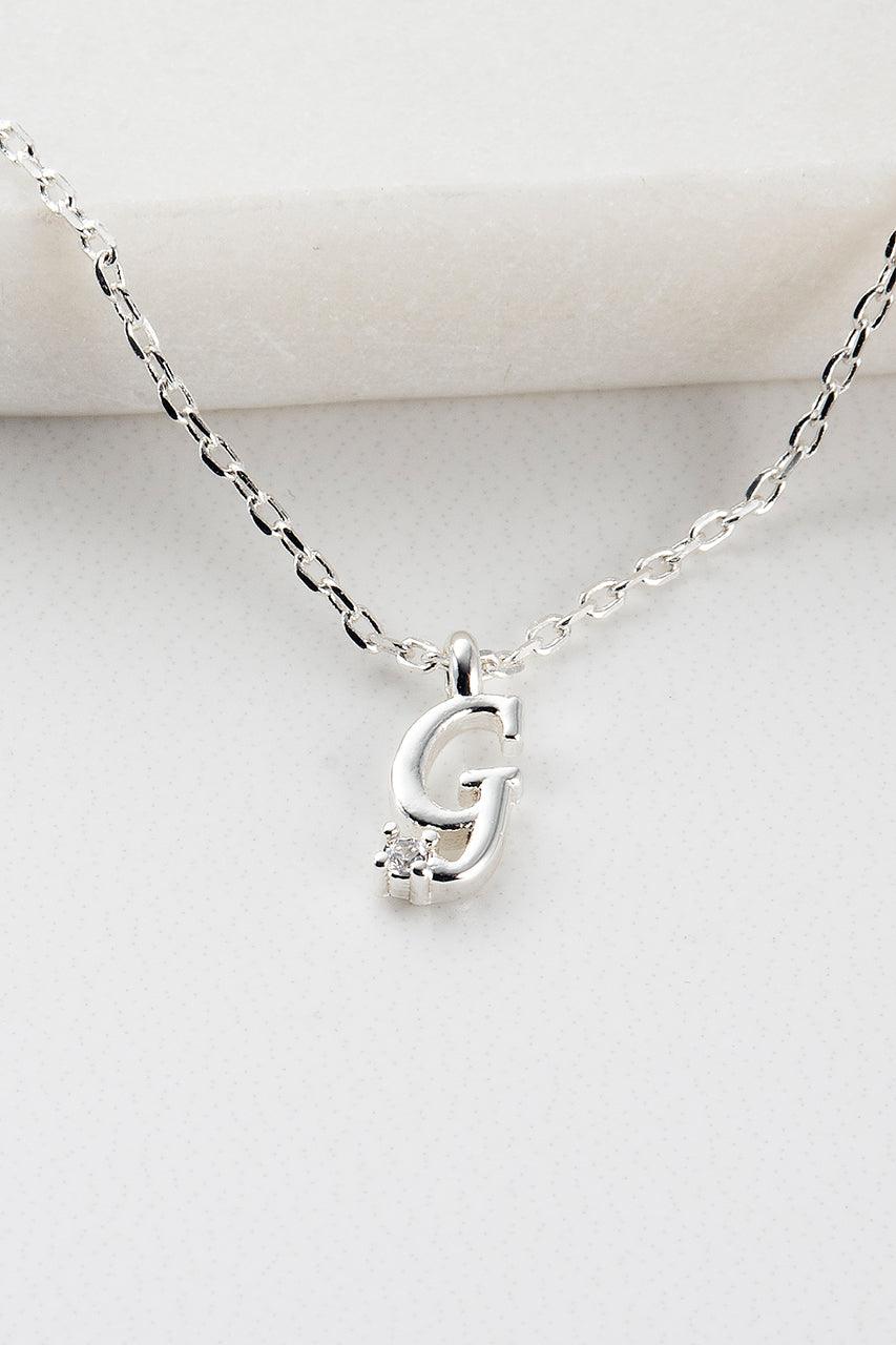 Zafino Initial Necklace - Silver (view 8)