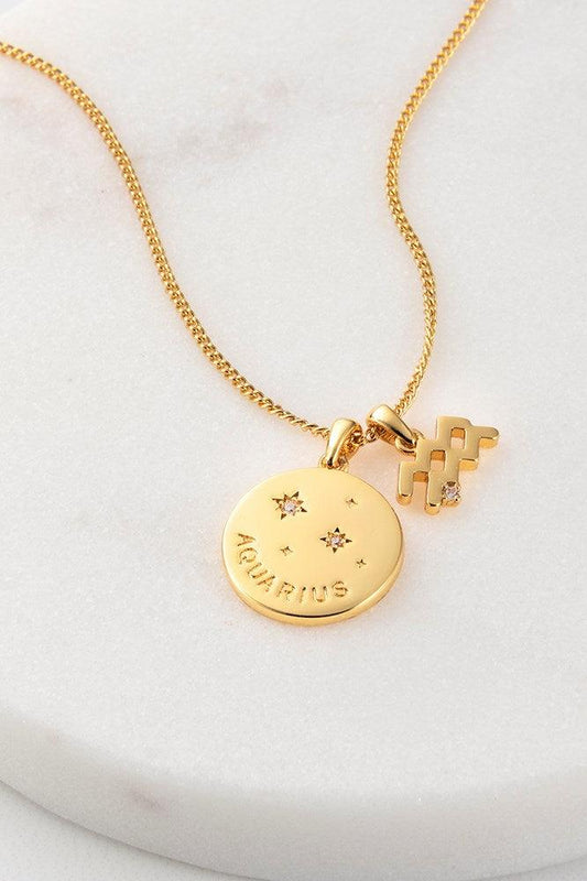 Zodiac Necklace - Aquarius