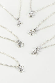Initial Necklace - Silver - Catani Clothing