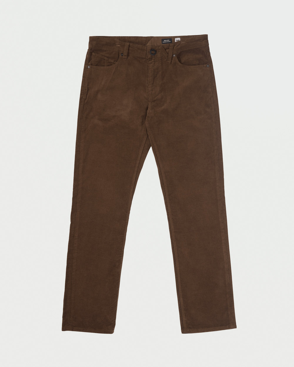 Volcom Solver 5 Pocket Cord Pants - Brown Stone (view 6)