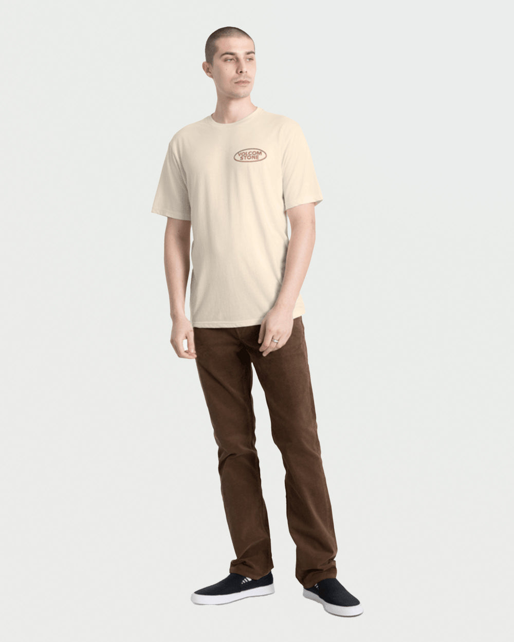 Volcom Solver 5 Pocket Cord Pants - Brown Stone (view 5)