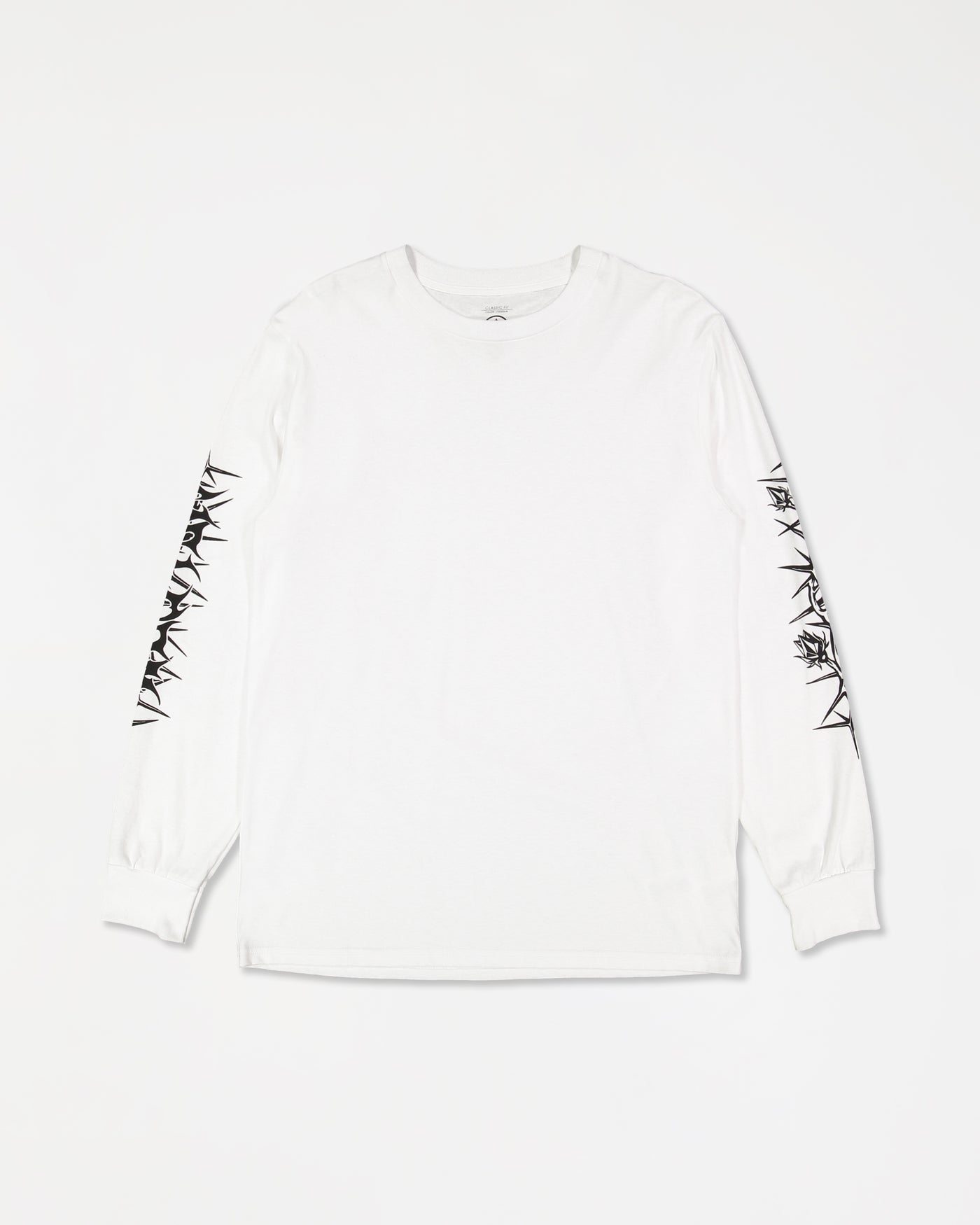Die By The Stone Long Sleeve Tee - White
