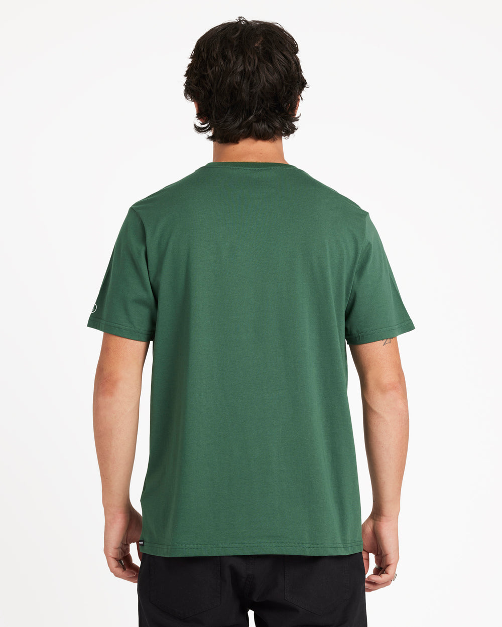 Aus Solid Short Sleeve Tee - Billiard