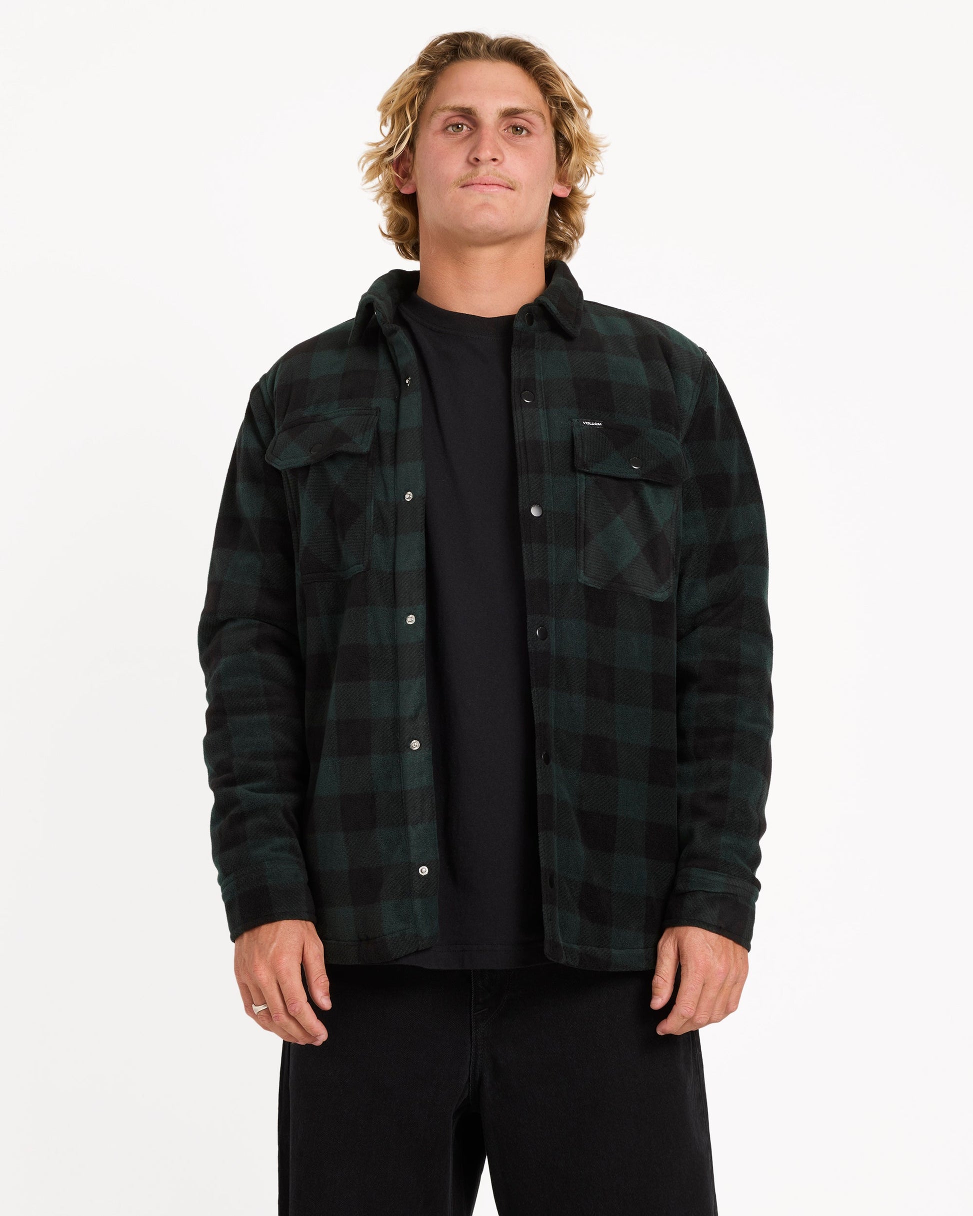 Volcom Bowered Shacket Scarab