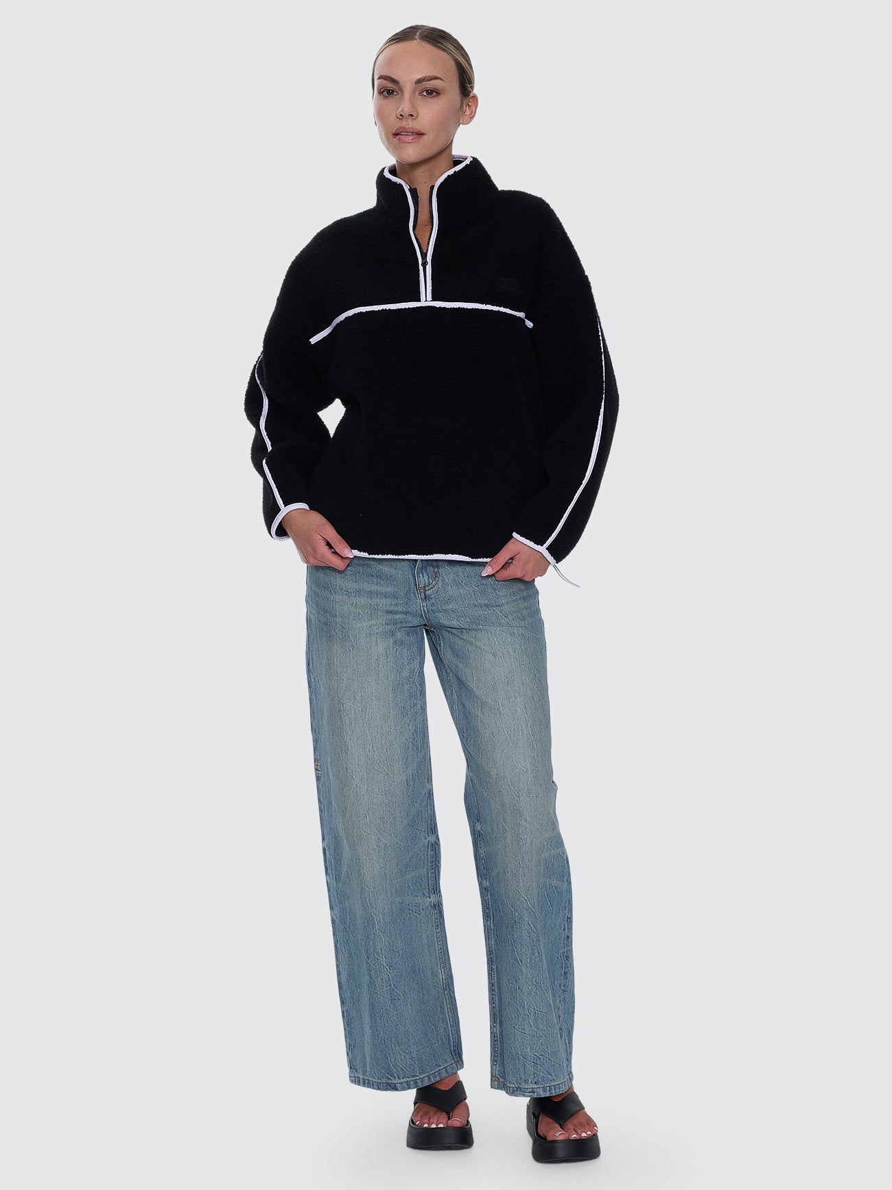 Thrills All Star Sherpa Fleece -  Black (view 5)