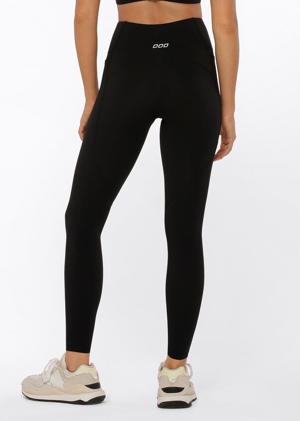 Amy Phone Pocket Full Length Tech Leggings - Black