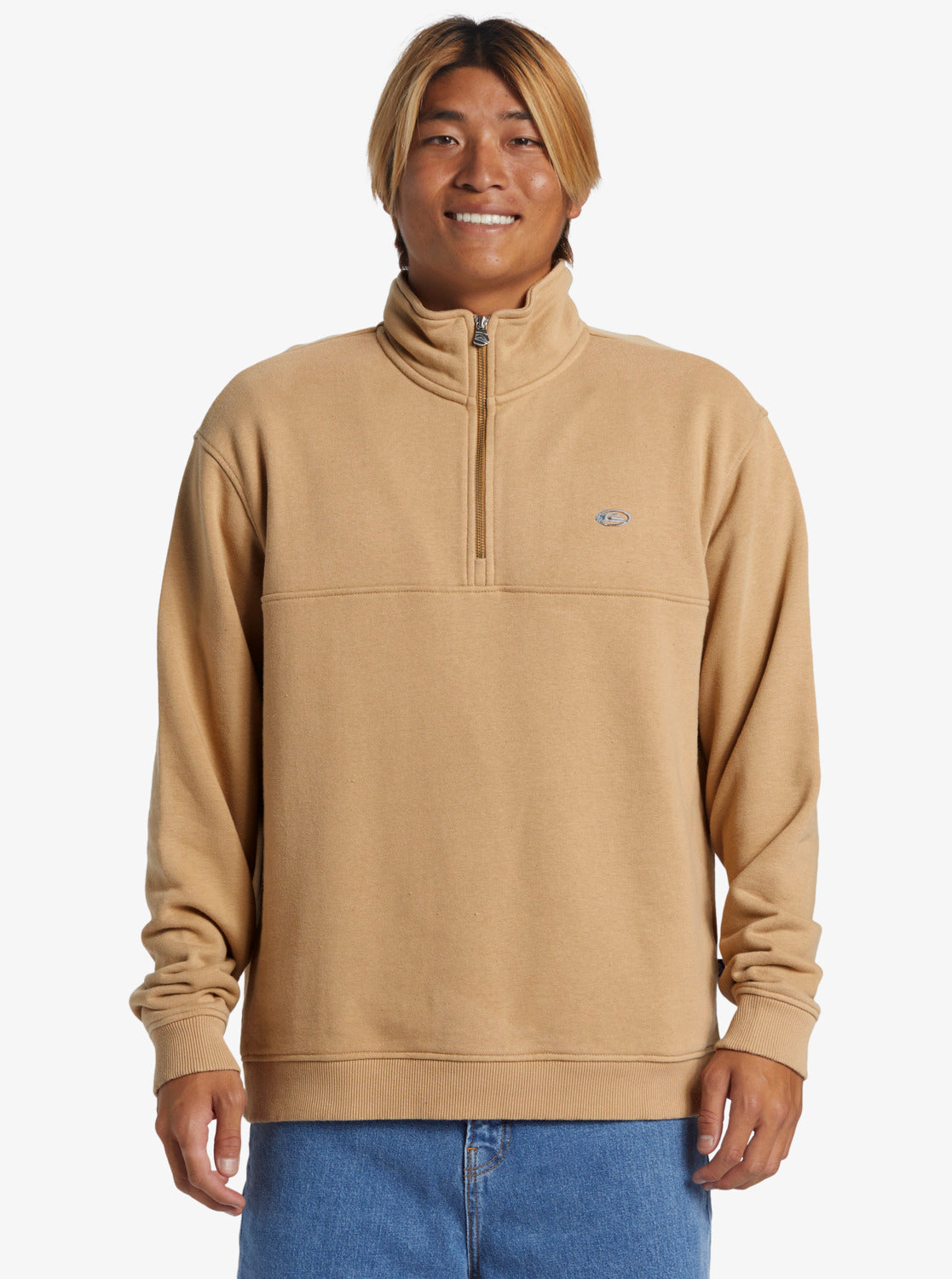 Saturn Chrome 1/2 Zip - Khaki