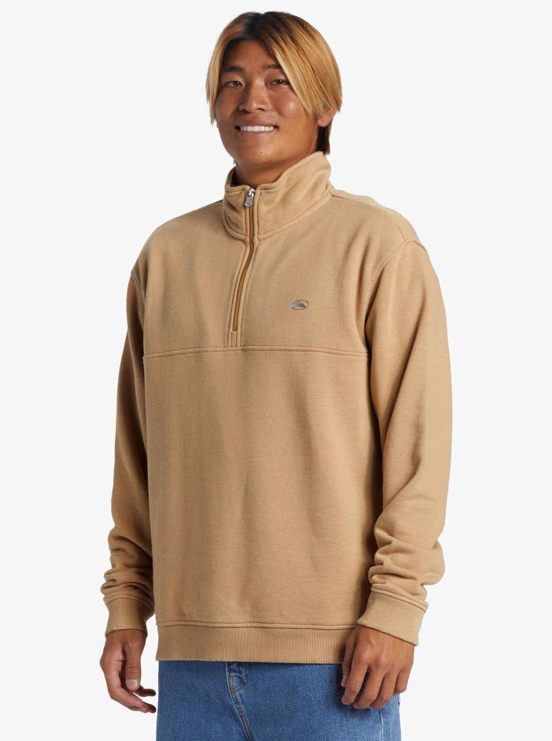 Saturn Chrome 1/2 Zip - Khaki