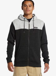 Keller Block Zip - Black Heather - Catani Clothing