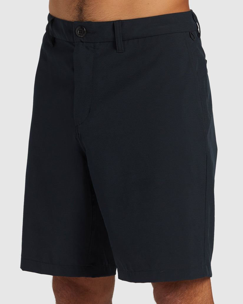 Union Heather 20" Amphibian Boardshorts - Black