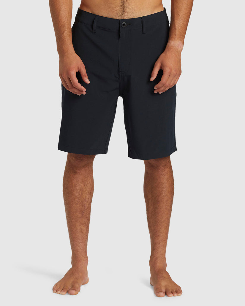 Union Heather 20" Amphibian Boardshorts - Black