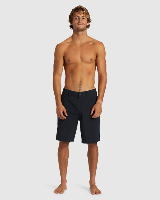 Union Heather 20" Amphibian Boardshorts - Black