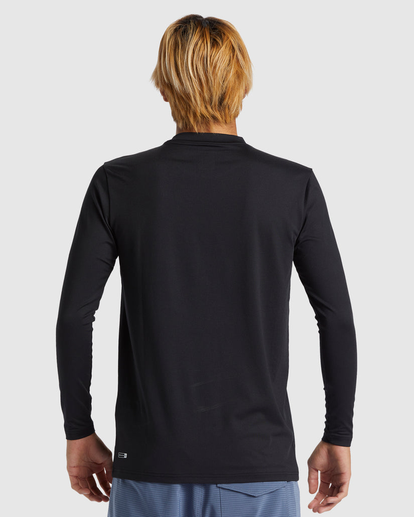 Quiksilver Everyday LS UPF50 Surf Tee - Black (view 5)