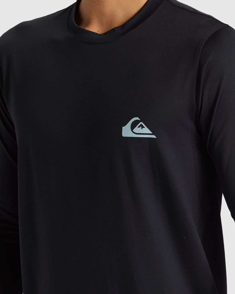 Quiksilver Everyday LS UPF50 Surf Tee - Black (view 3)