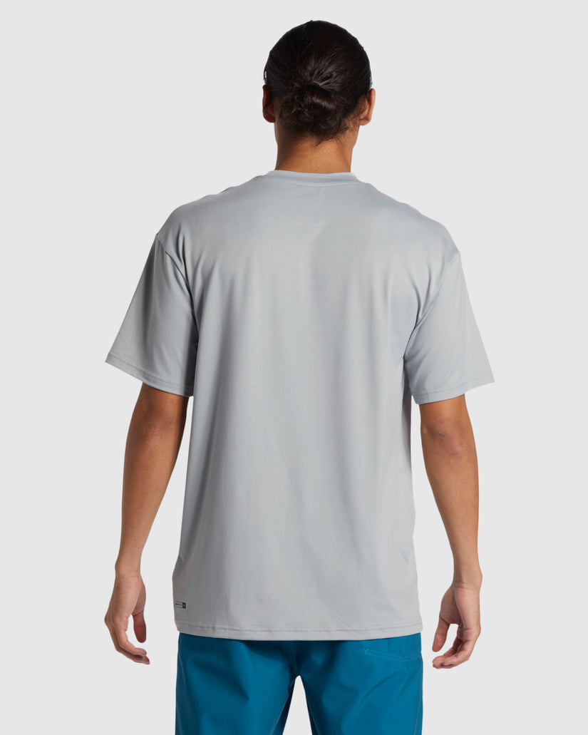 Quiksilver DNA Bubble Logo Surf Tee - Quarry (view 5)