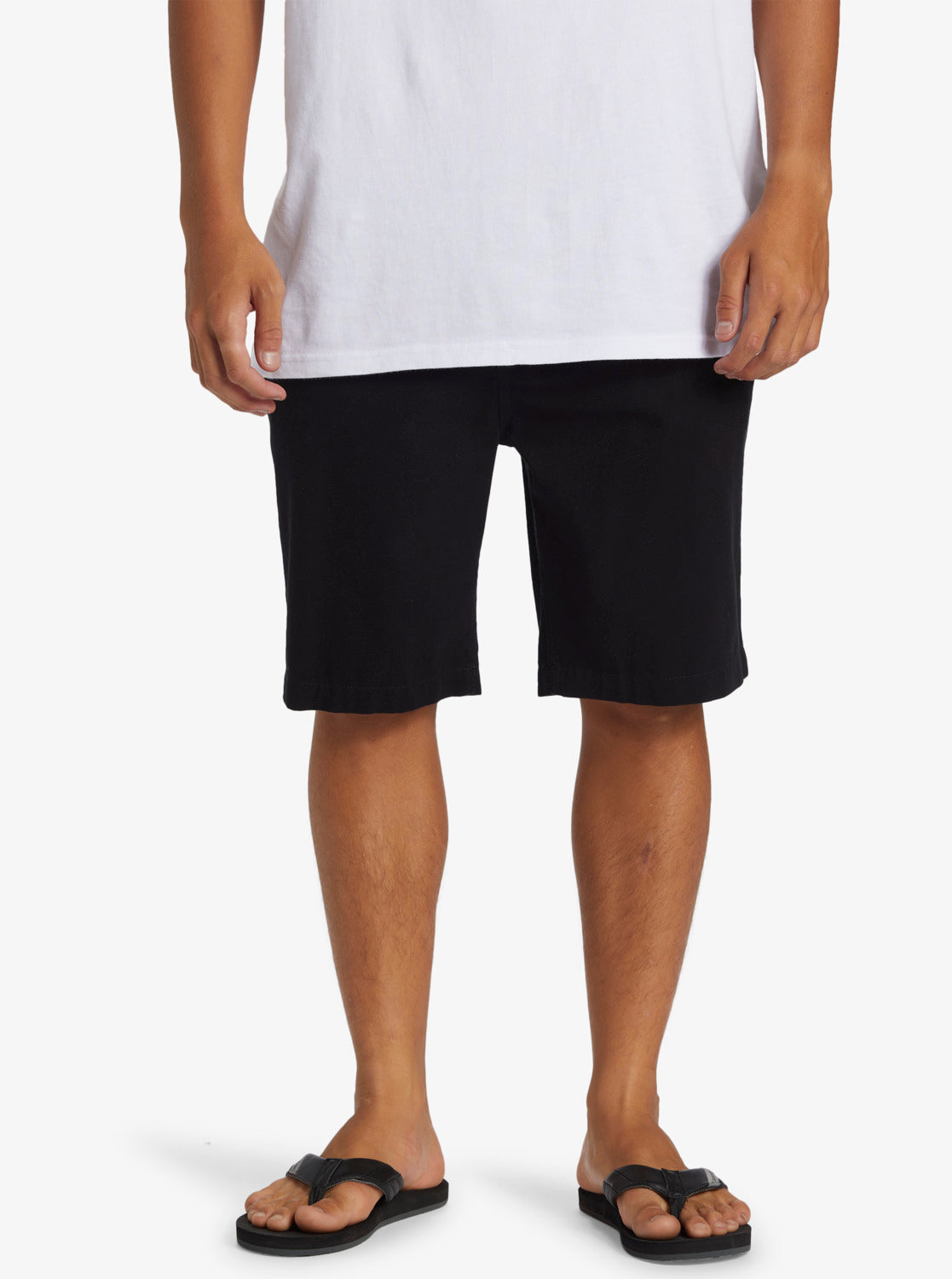 Everyday Union Light Corduroy Walk Shorts - Black