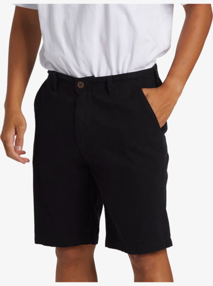 Everyday Union Light Corduroy Walk Shorts - Black