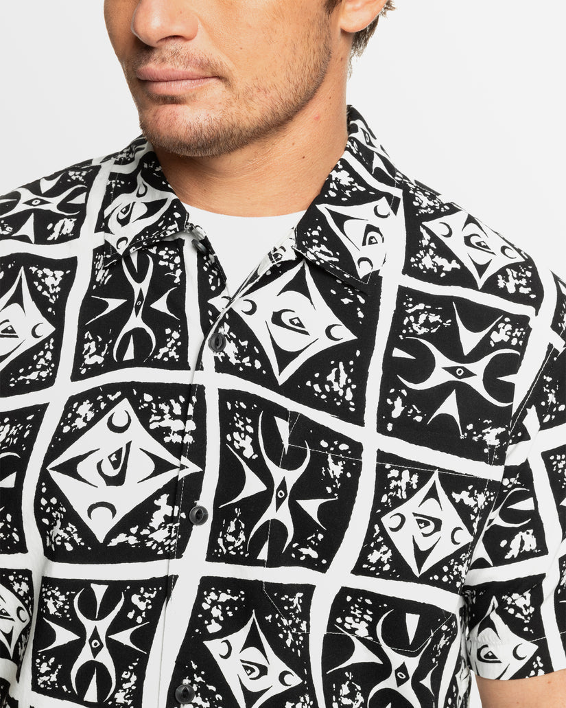 Beach Club Casual SS Shirt - Black Beach Club