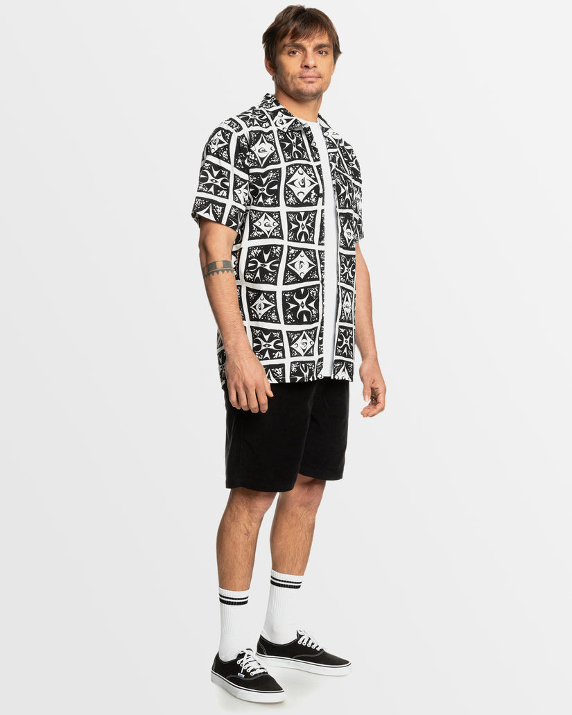 Beach Club Casual SS Shirt - Black Beach Club
