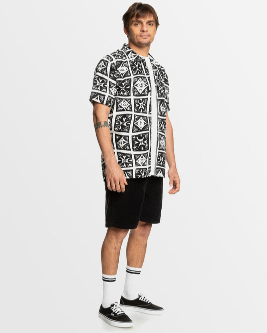 Beach Club Casual SS Shirt - Black Beach Club