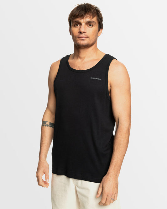 Ribbed Tank - Black