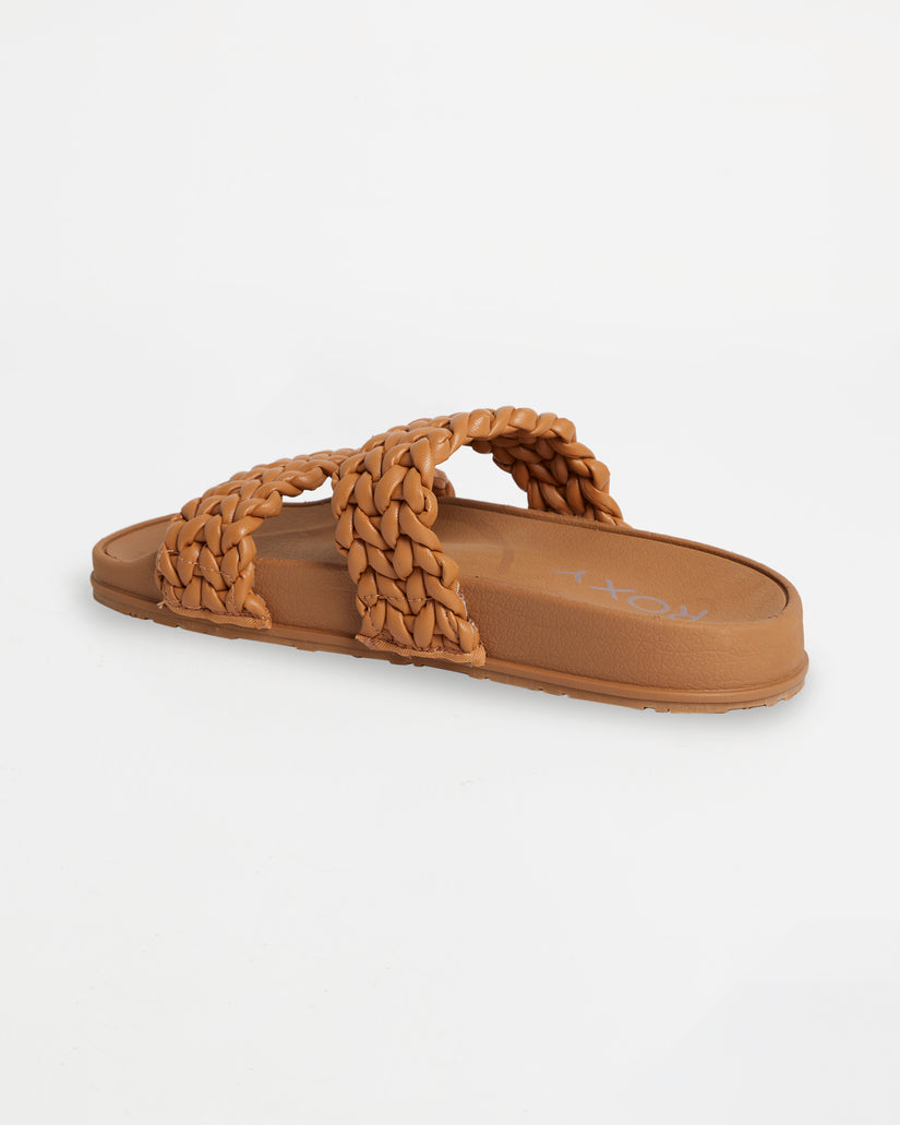 Slippy Braided Slide - Tan