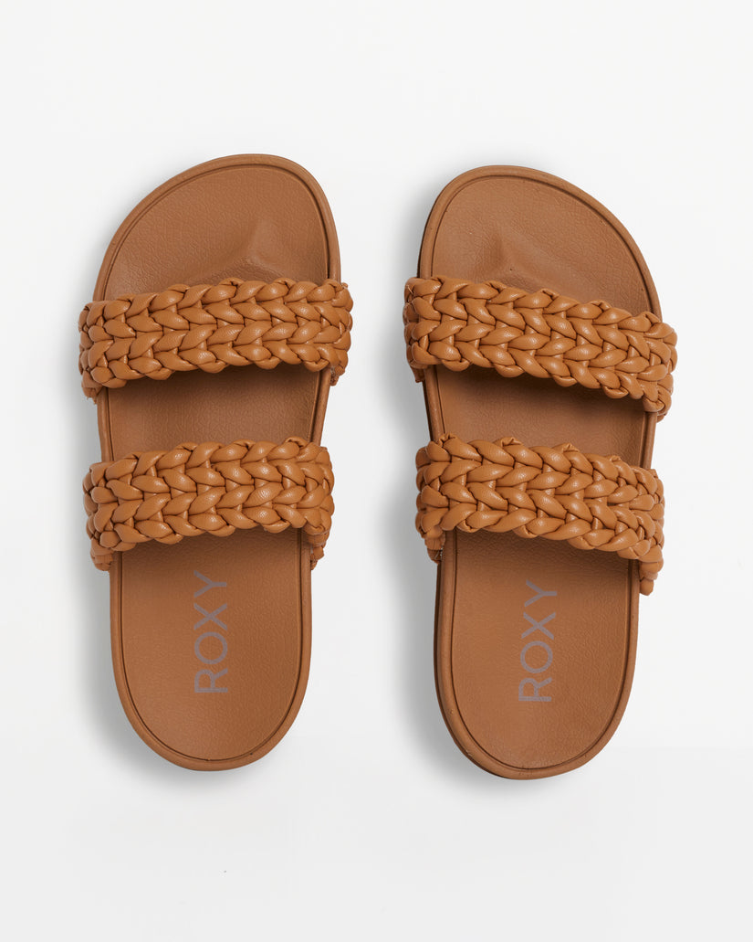 Slippy Braided Slide - Tan
