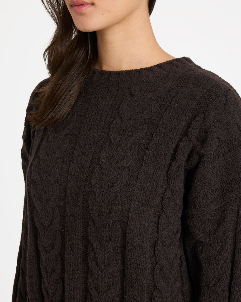 Volcom Cable Cove Sweater - Vintage Black (view 3)