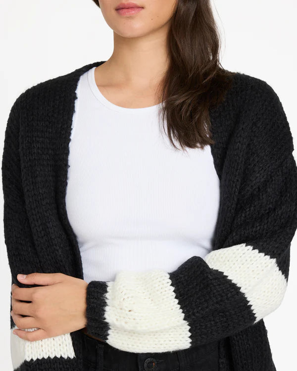 Volcom Polar Gypsy Cardigan - Black (view 3)