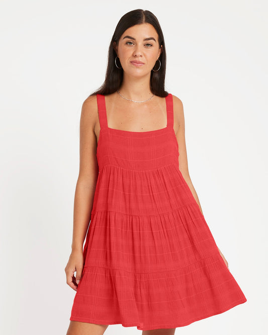 Viper Mini Dress - Red