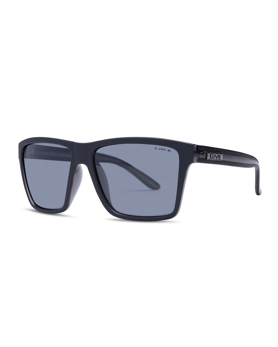 Liive Bazza polarised sunglasses in matt black