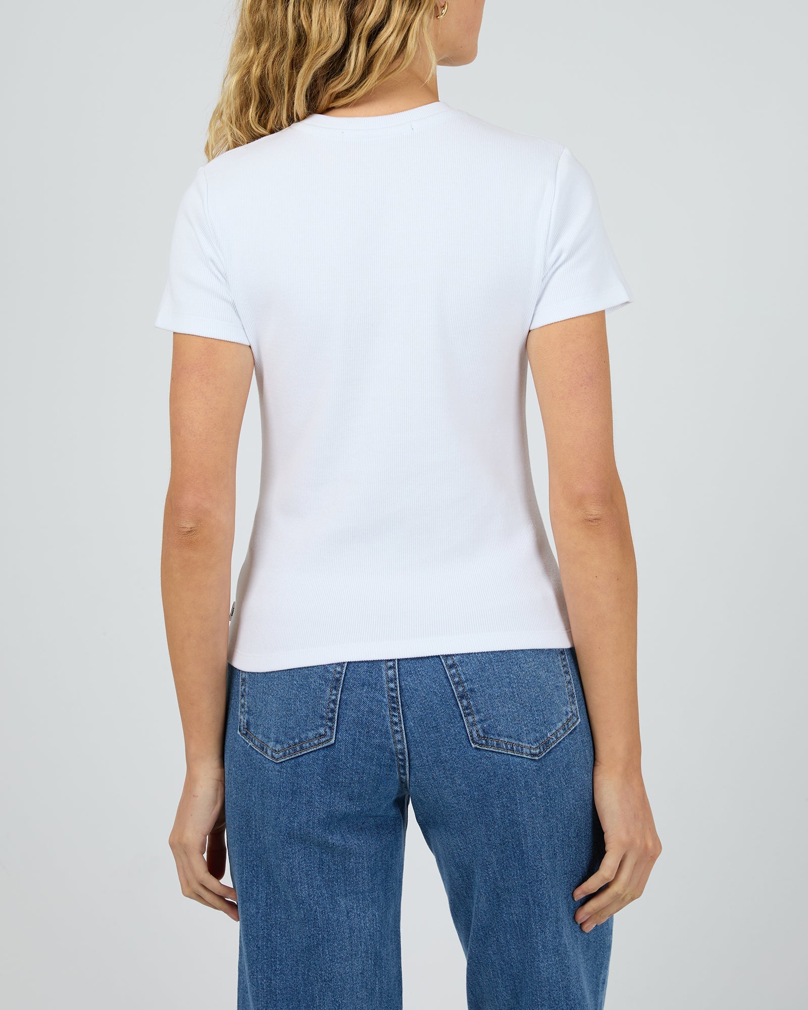 Silent Theory Bella Tee White - side view