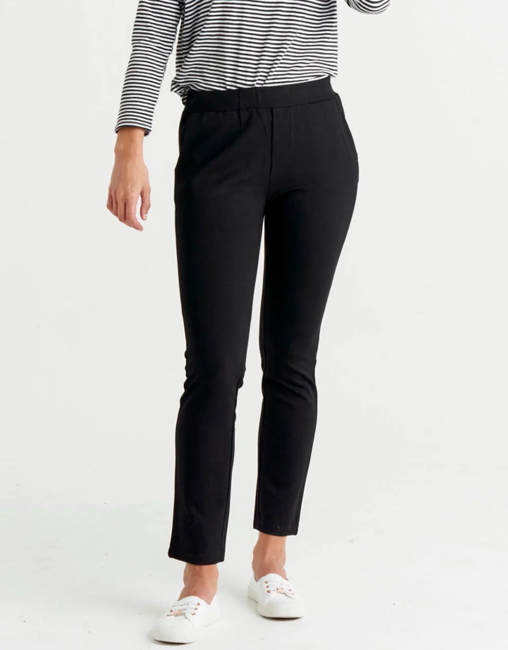 Au Revoir Ponte Pant - Black - Catani Clothing