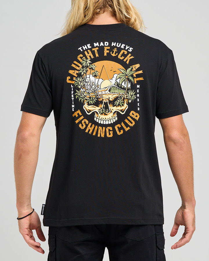 Caught Fk All Island SS Tee - Black