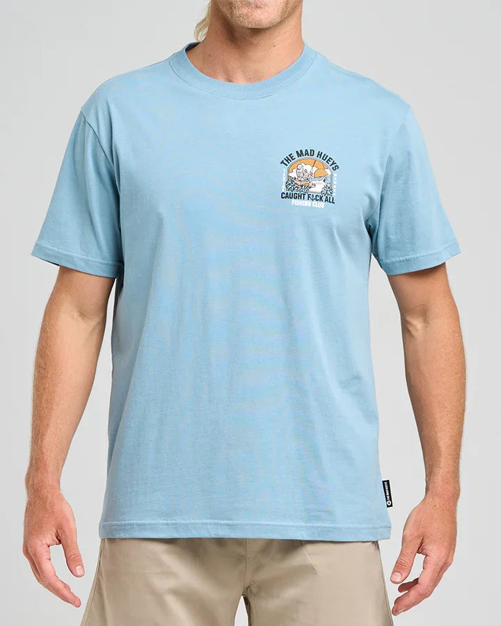 Caught Fk All Island Short Sleeve Tee - Steel Blue