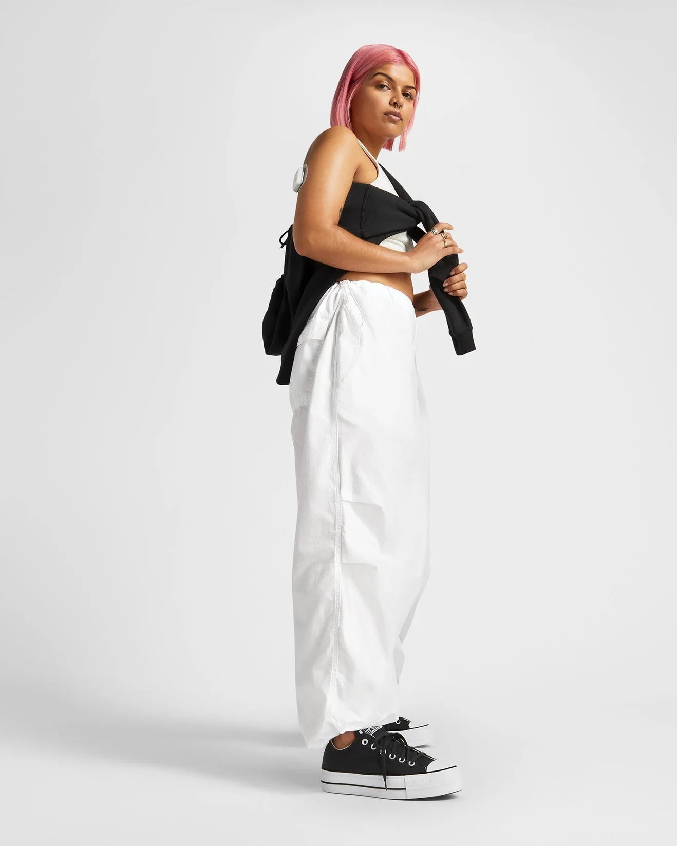 Chuck Taylor Low Top Canvas Lift - Black