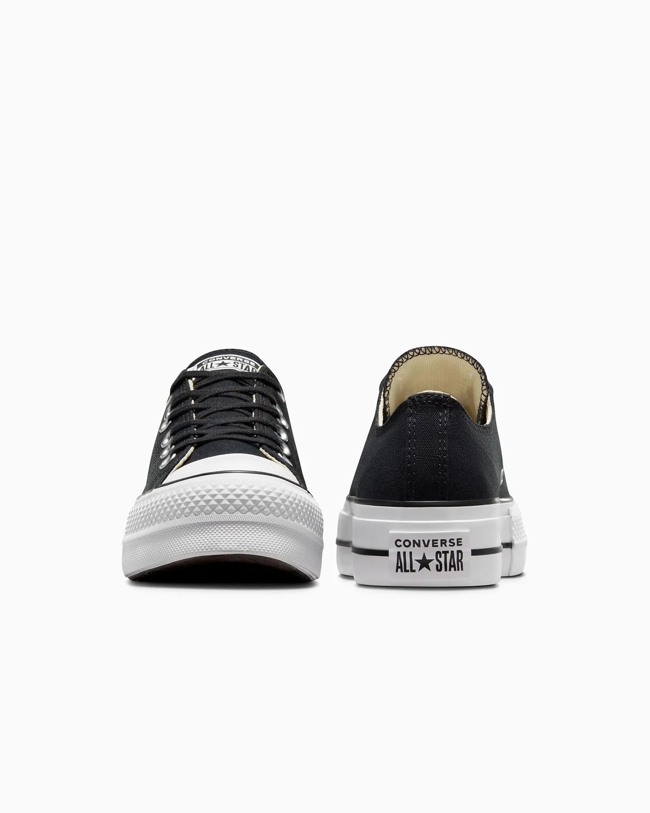 Converse Chuck Taylor Low Top Canvas Lift - Black (view 7)