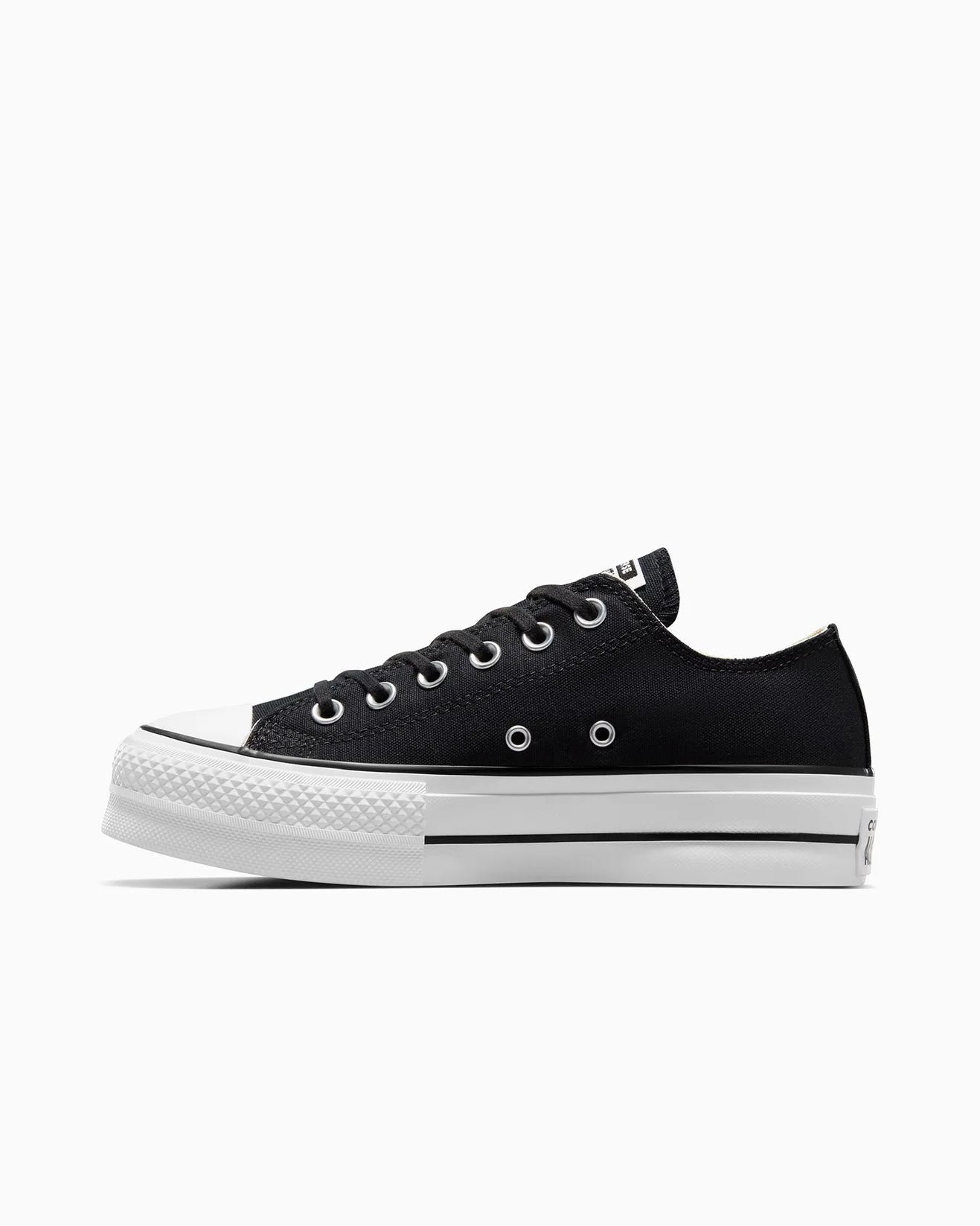 Converse Chuck Taylor Low Top Canvas Lift - Black (view 8)
