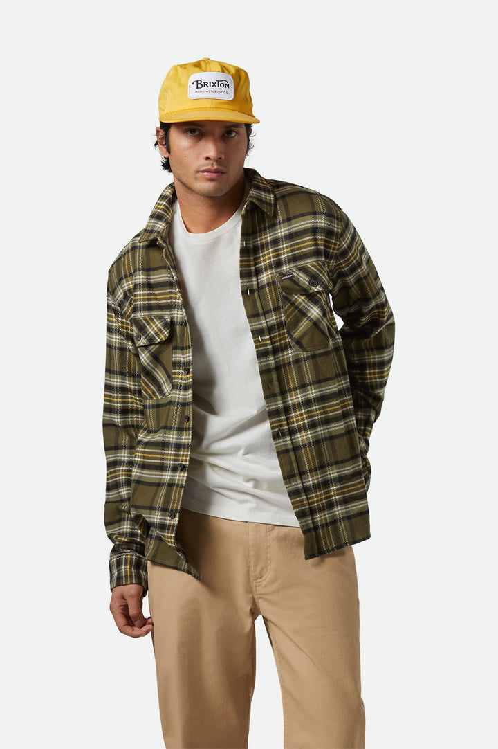 Bowery Flannel - Ivy Green / Olive Surplus / Black