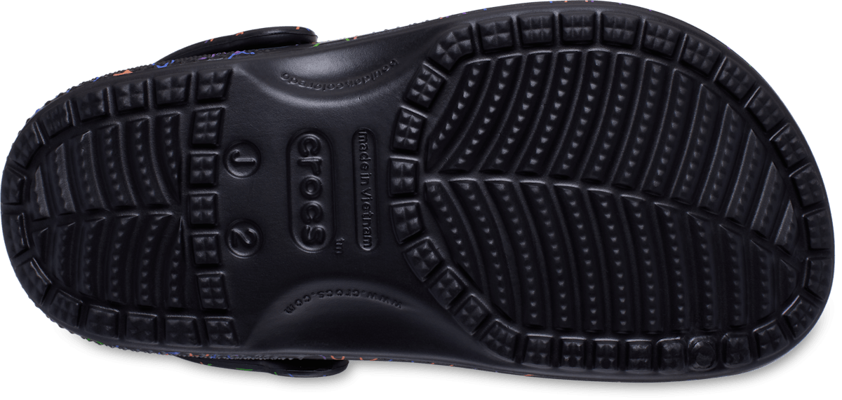 Crocs Kids Classic Hi-Vis Camo Clog - sole