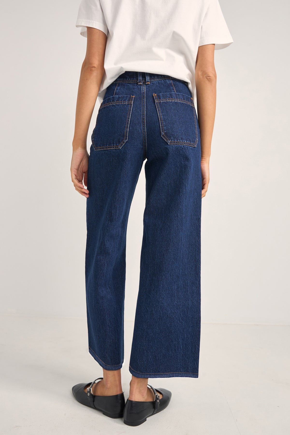 Rhythm Demi High Loose Denim Jeans - Indigo (view 5)