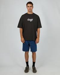 Influence Box Tee - Charcoal
