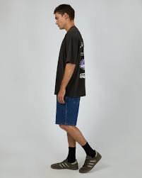 Influence Box Tee - Charcoal