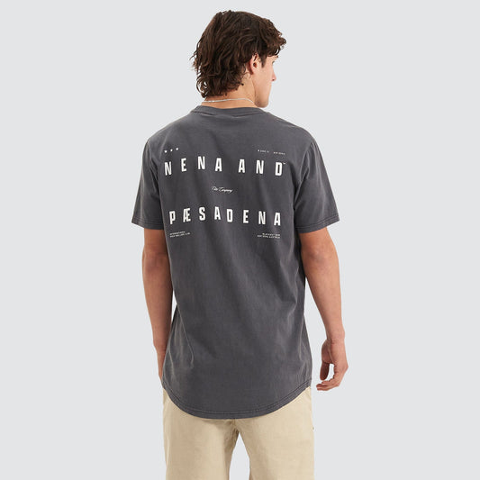 Duece Cape Back Tee - Asphalt